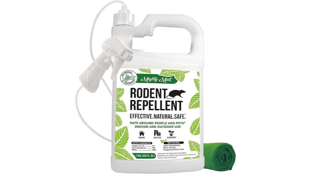 peppermint oil rodent spray
