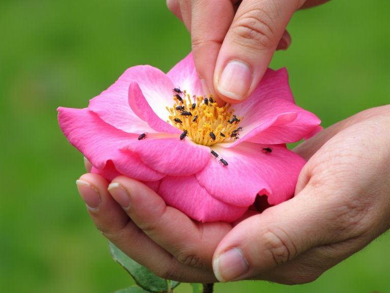 physical aphid removal techniques