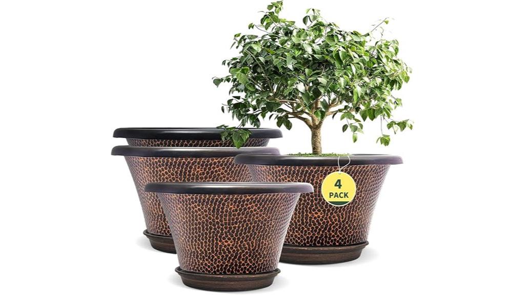 plant pots with saucer
