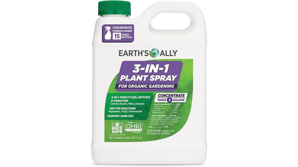 plant spray concentrate solution