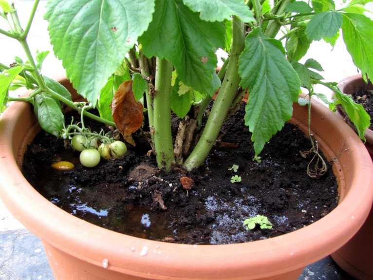 poor drainage affects plants