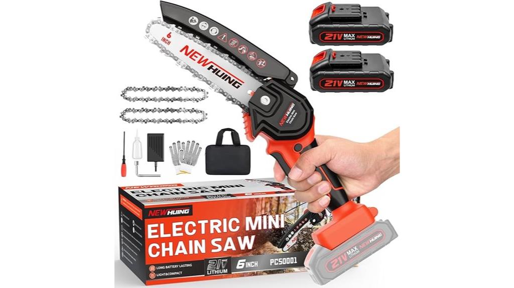 portable cordless electric chainsaw