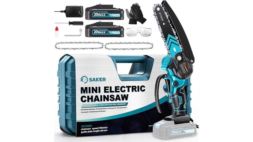 portable cordless mini chainsaw