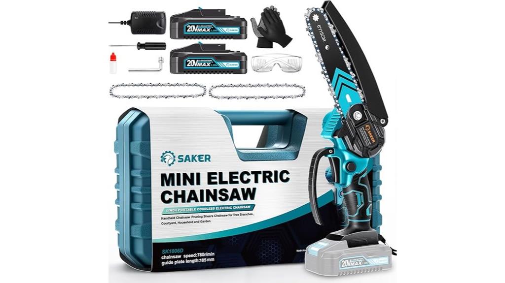 portable cordless mini chainsaw