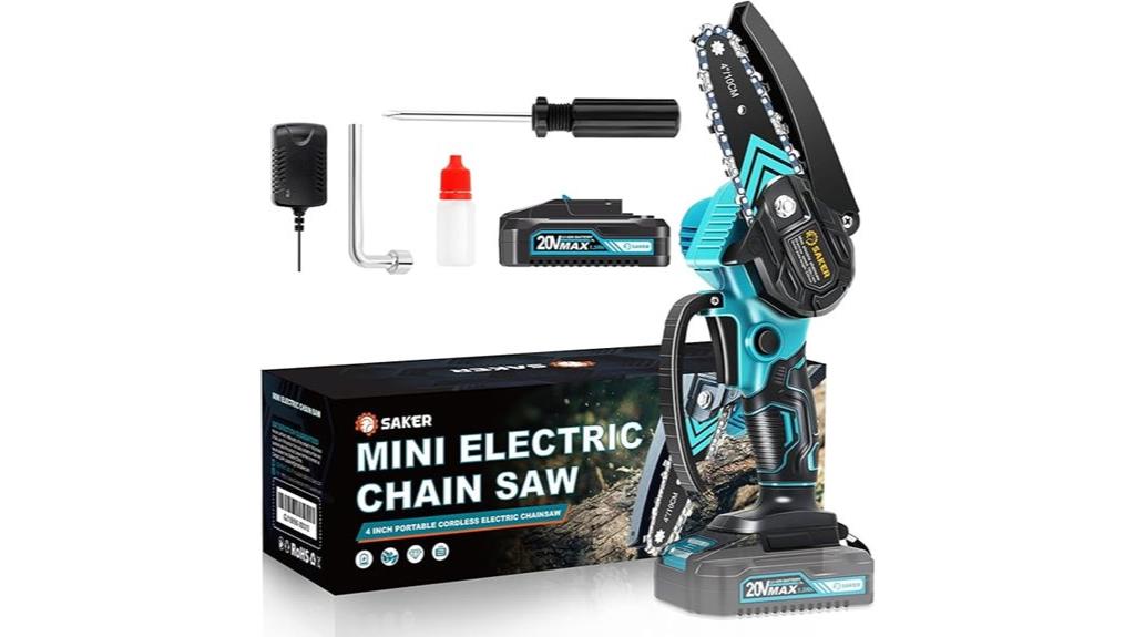 portable cordless mini chainsaw
