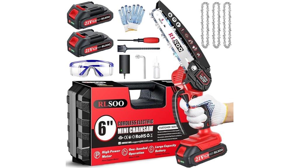 portable cordless mini chainsaw