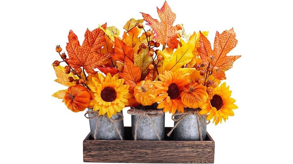 potted maple arrangement set