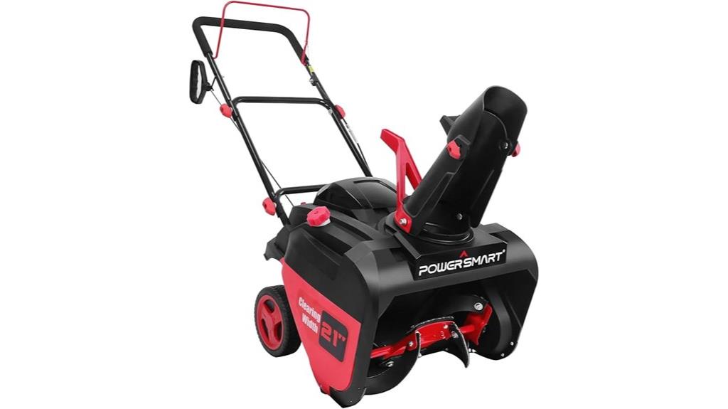 powerful gas snow blower