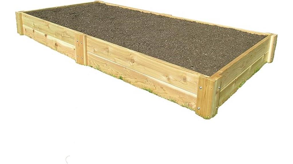 premium cedar raised bed