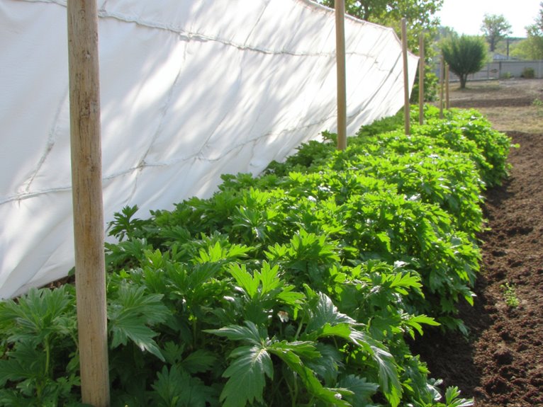 protecting plants from heat