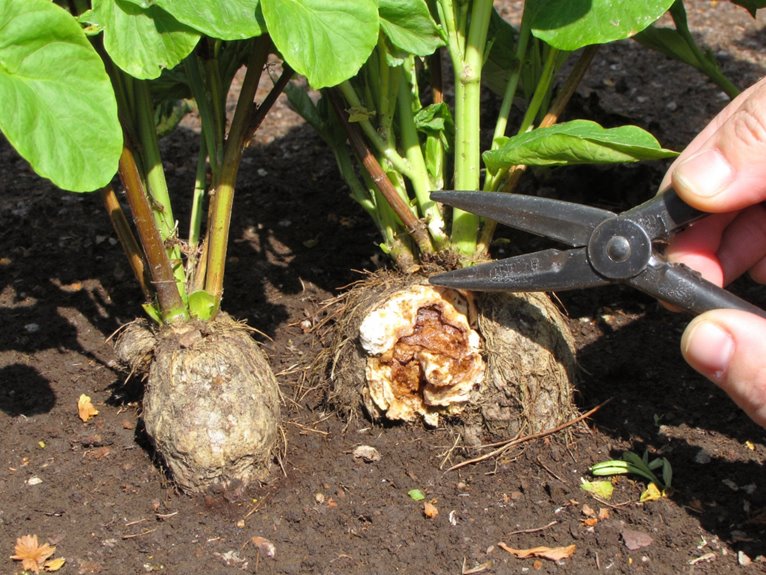 prune roots for recovery