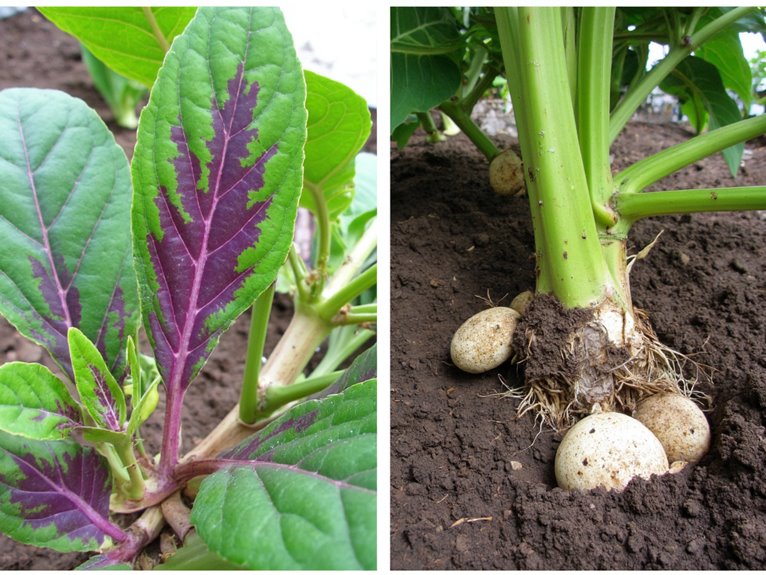 purple leaves indicate phosphorus