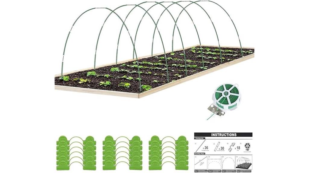 raised bed garden hoops