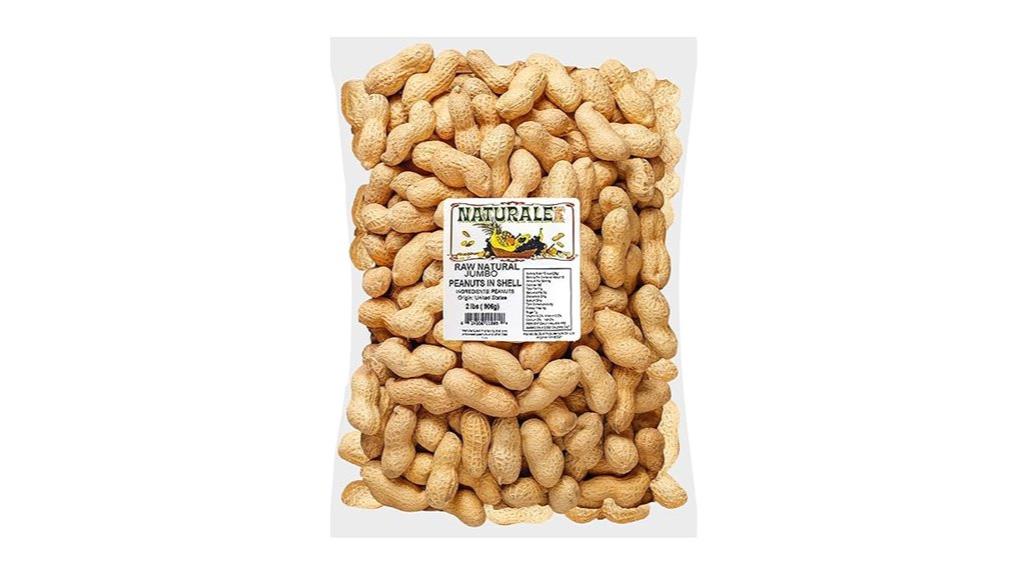 raw unsalted peanuts in shell