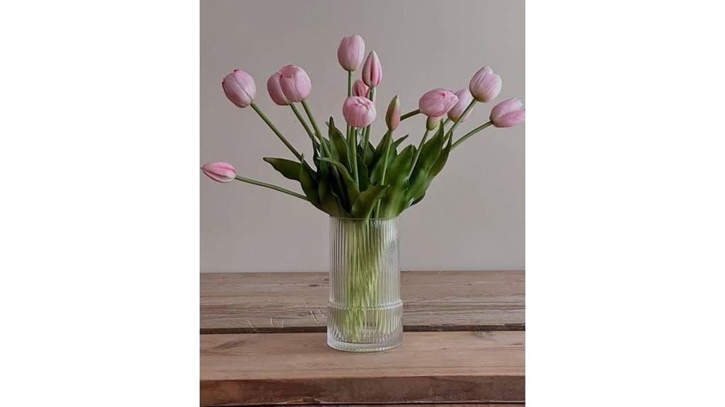 real touch faux tulips