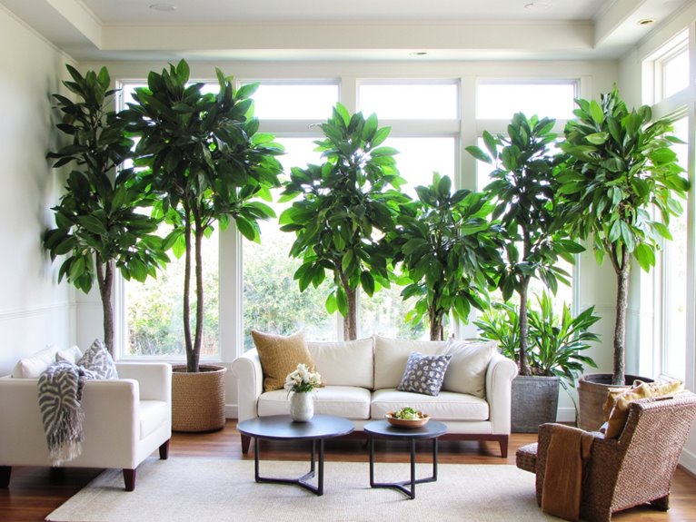 realistic artificial fiddle leaf