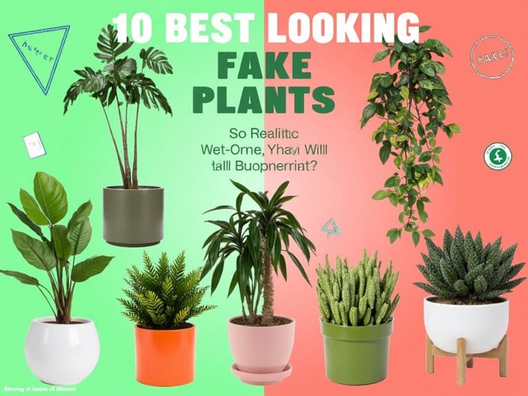 realistic looking fake plants