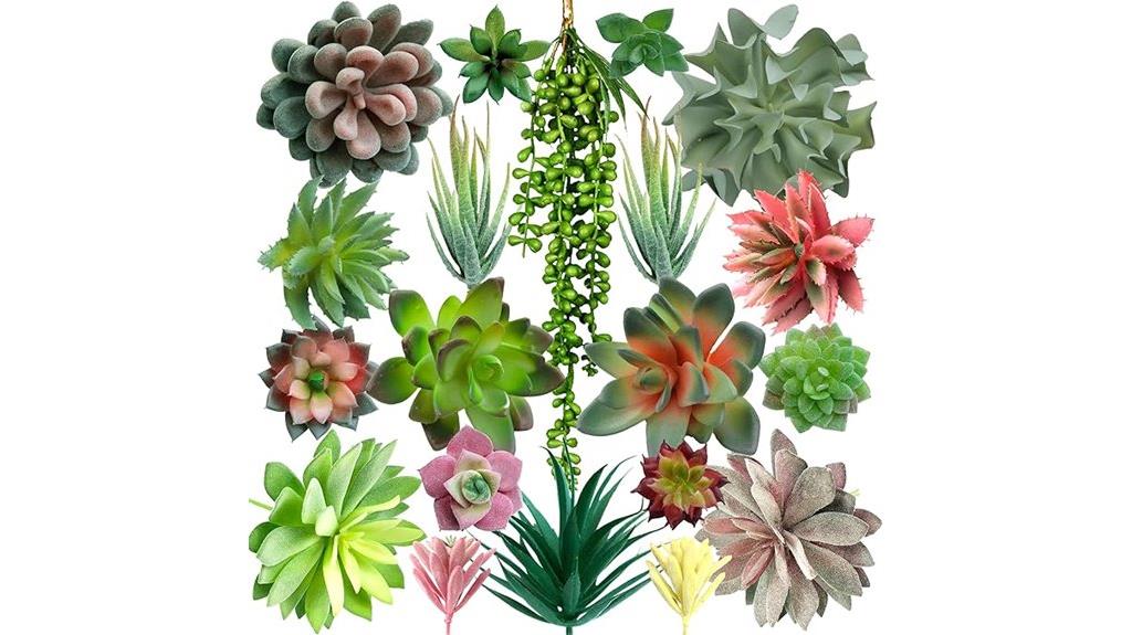 realistic unpotted artificial plants