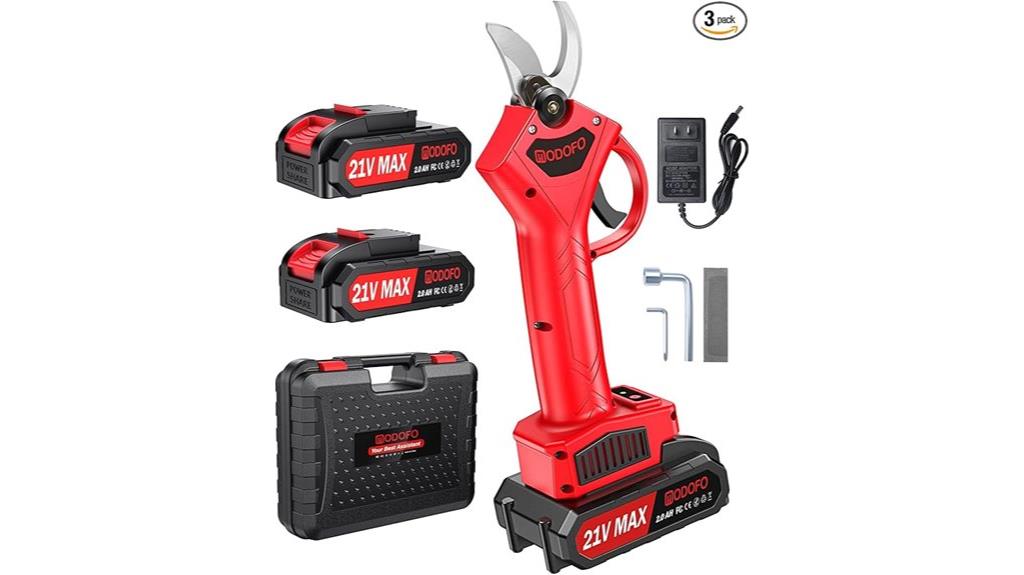 rechargeable electric gardening shears
