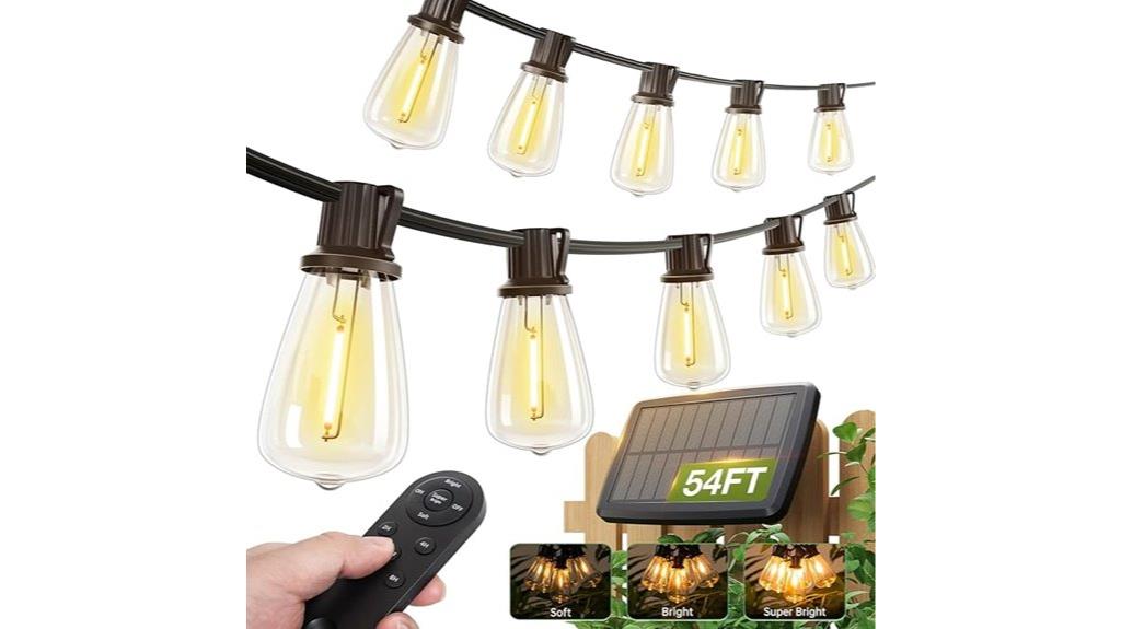 remote controlled solar lights