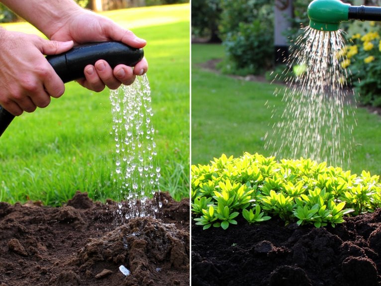 root development watering techniques