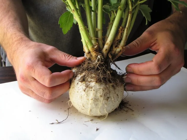 root trimming for growth