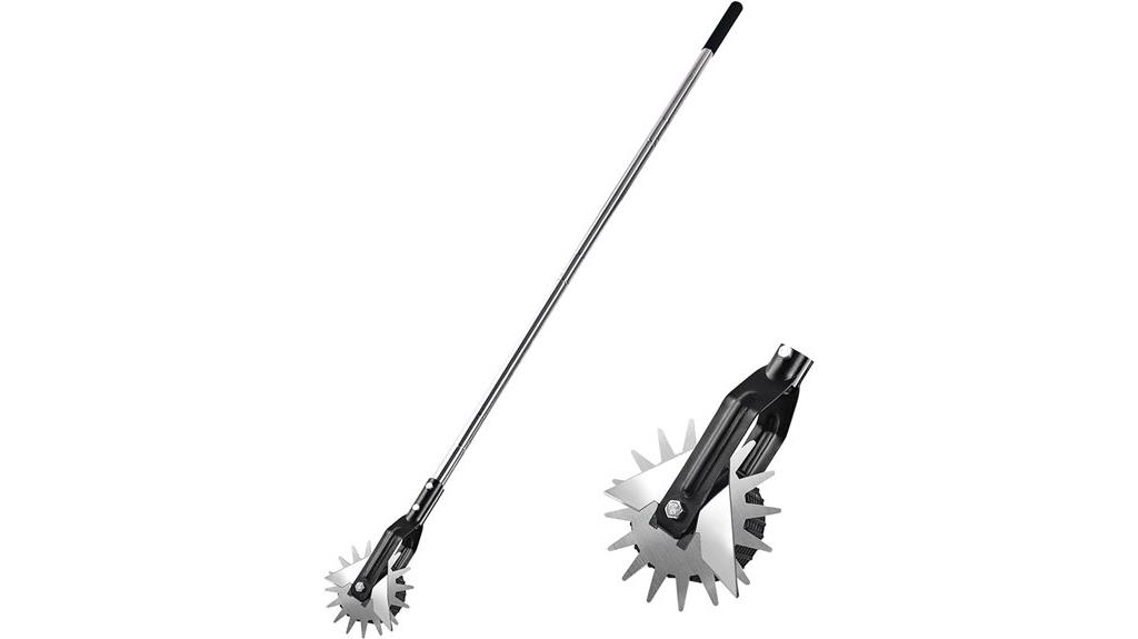 rotary edger with handle