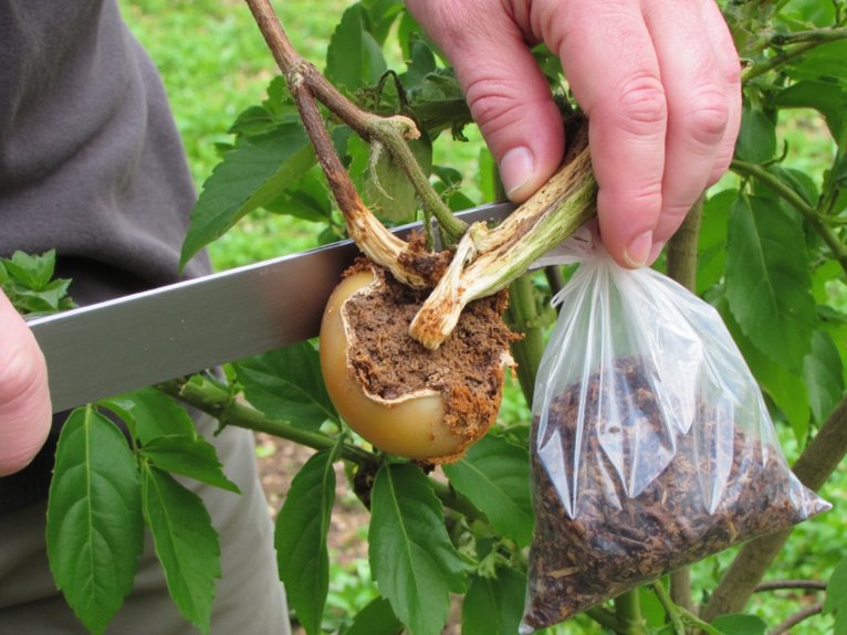 safe disposal of infected plants