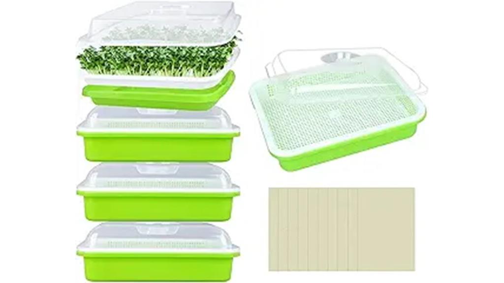 seed sprouter trays kit