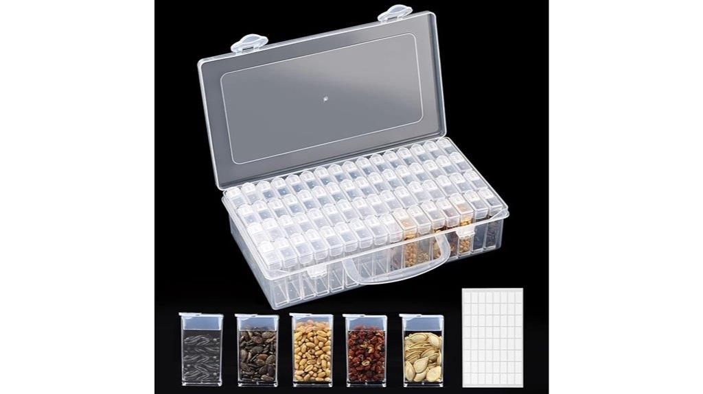 seed storage organizer box