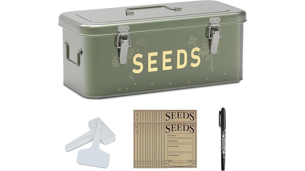 seed storage organizer kit