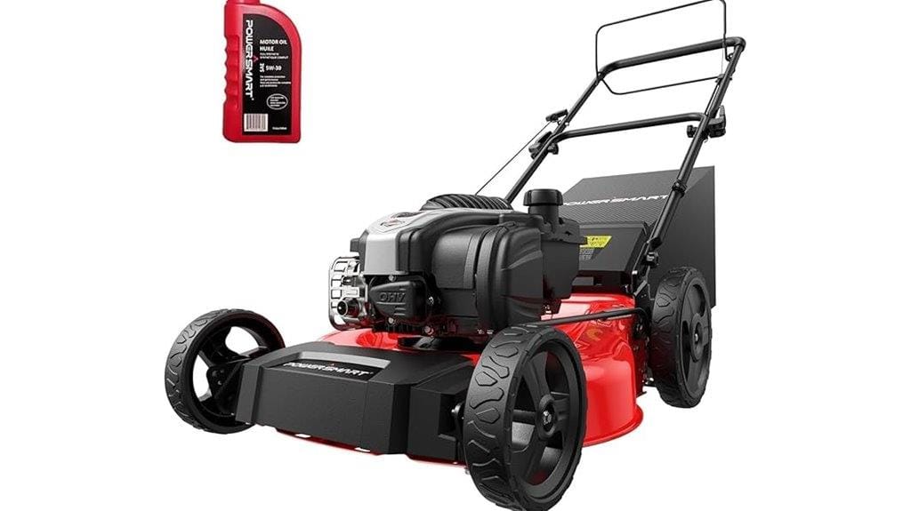 self propelled gas lawn mower