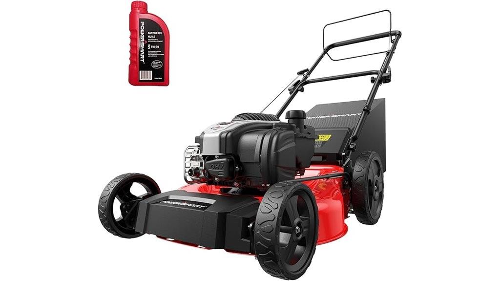 self propelled gas lawn mower
