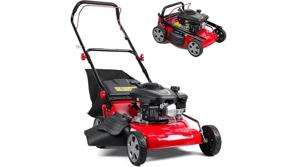 self propelled gas mower