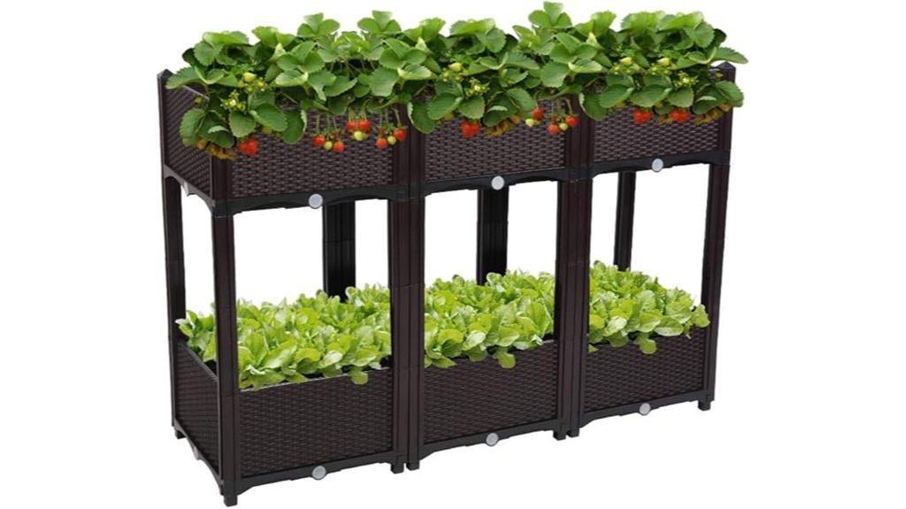 self watering garden planter