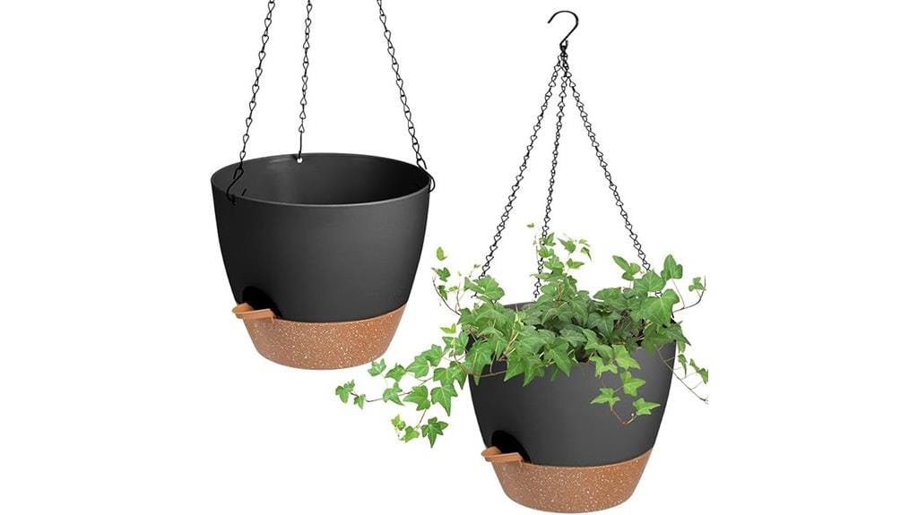 self watering hanging planters