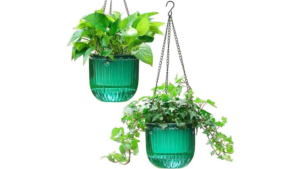 self watering hanging planters