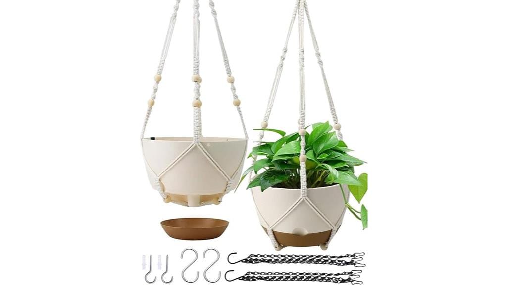 self watering hanging planters