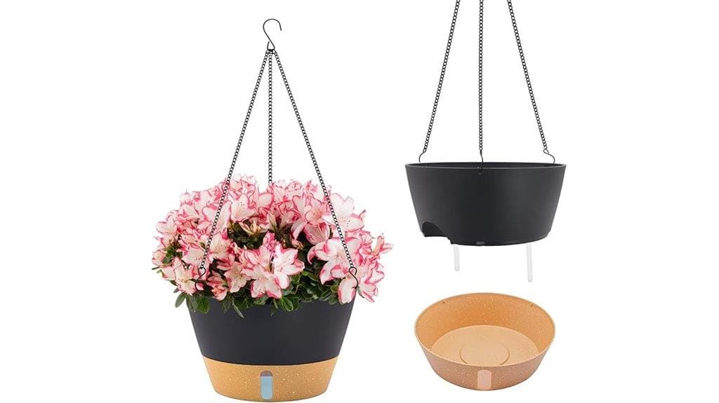 self watering hanging planters
