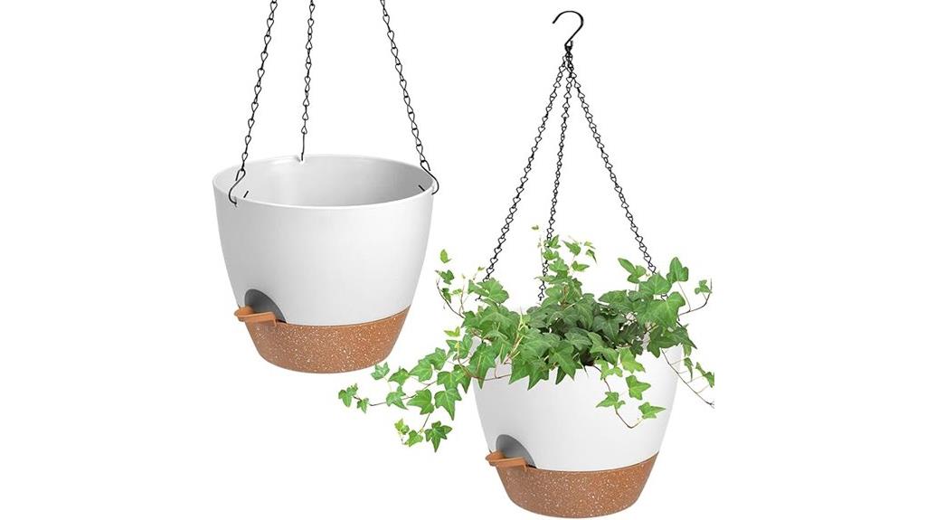 self watering hanging planters