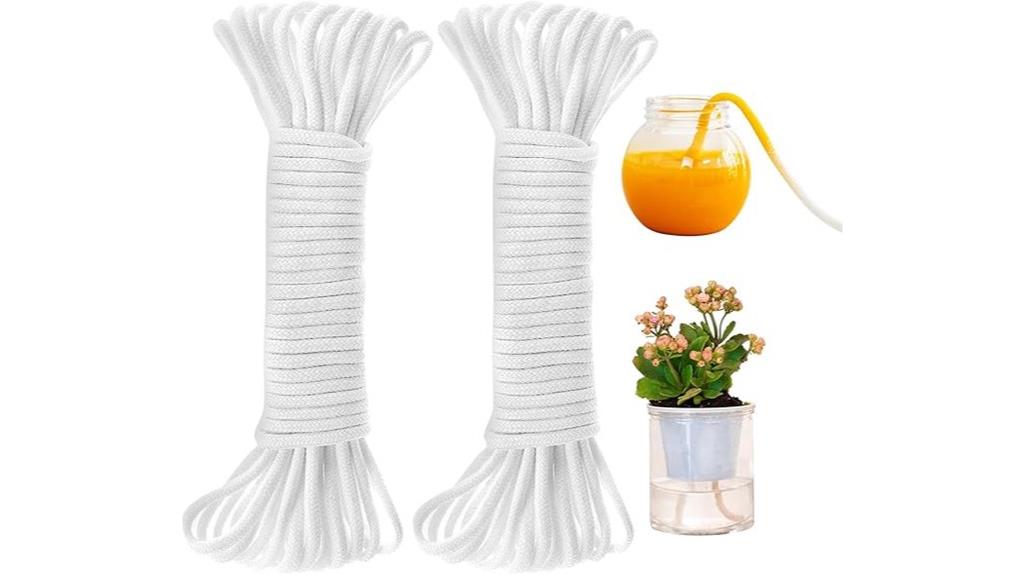 self watering plant wick cord