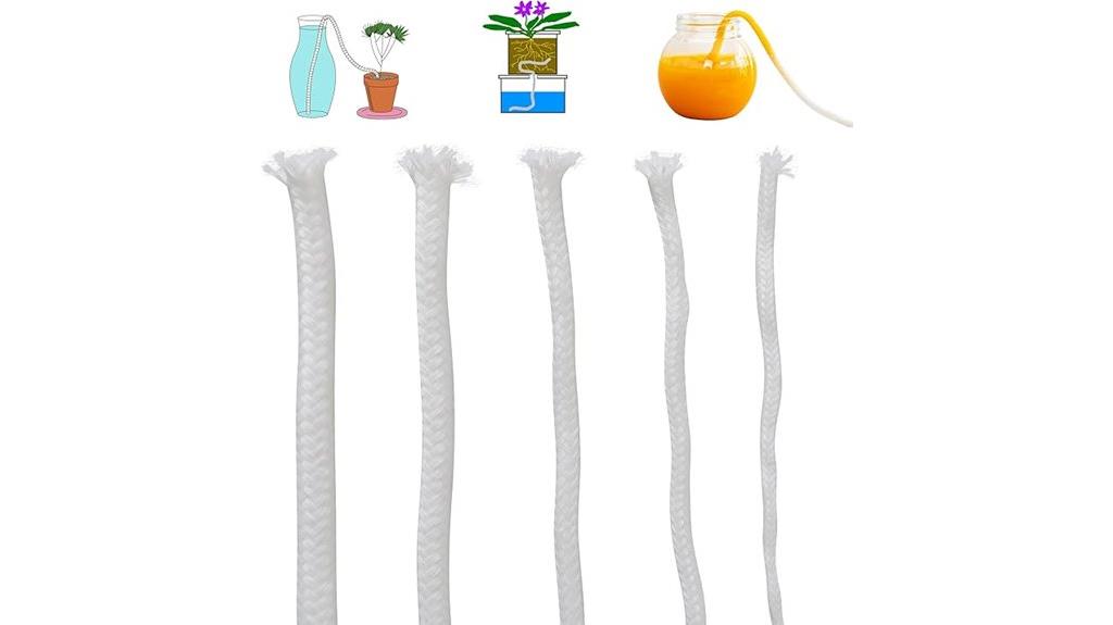 self watering plant wick rope