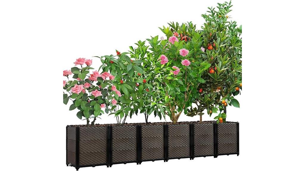 self watering planter box