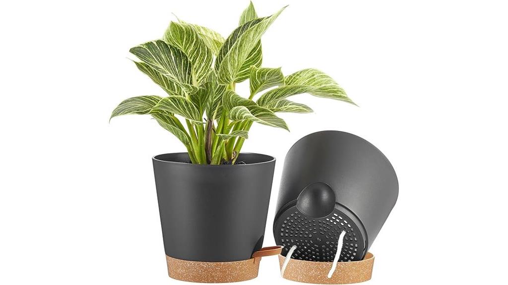 self watering planter pots