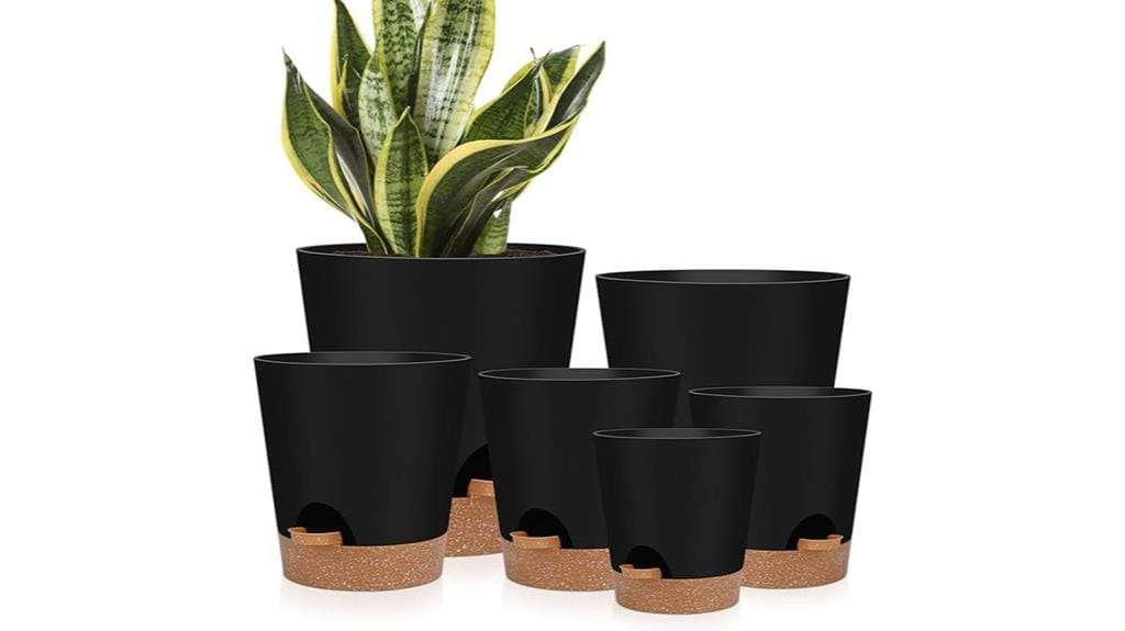 self watering planter set