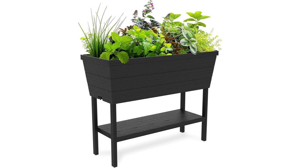 self watering raised garden bed