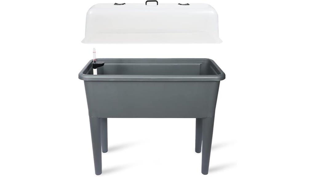 self watering raised garden bed
