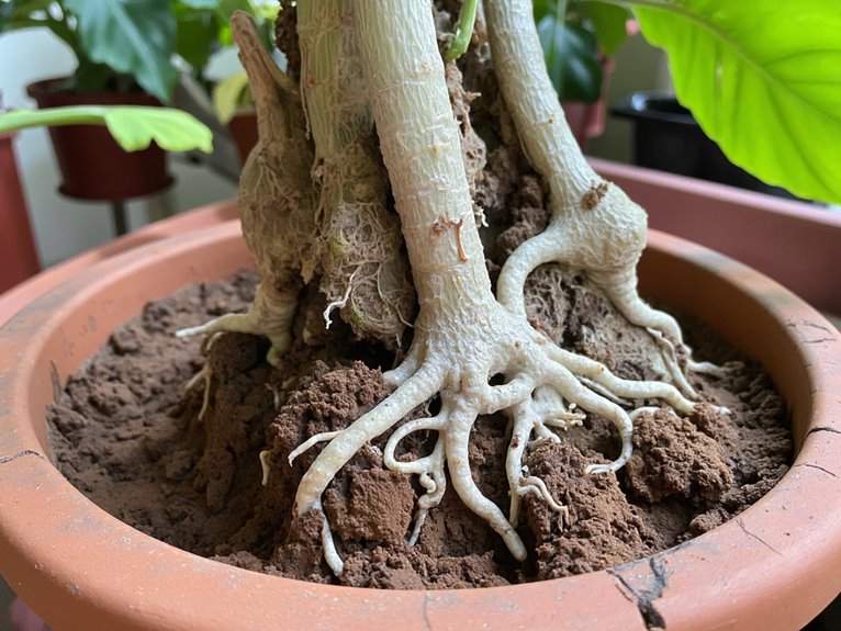 signs of root boundness