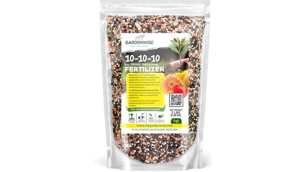 slow release garden fertilizer