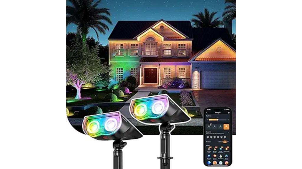 smart solar outdoor lights